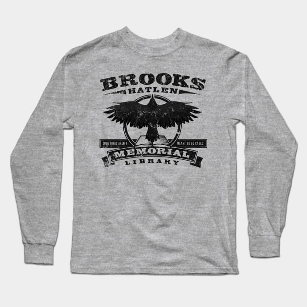 Brooks Memorial Library Long Sleeve T-Shirt by MindsparkCreative